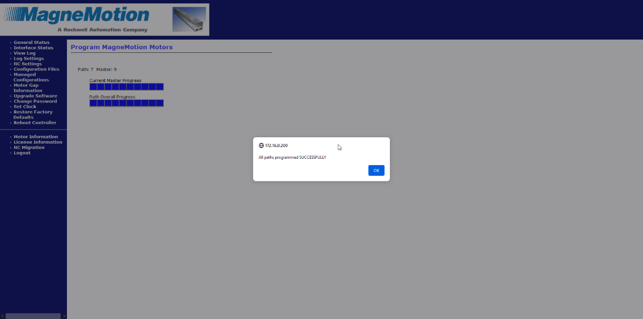 Program selected paths